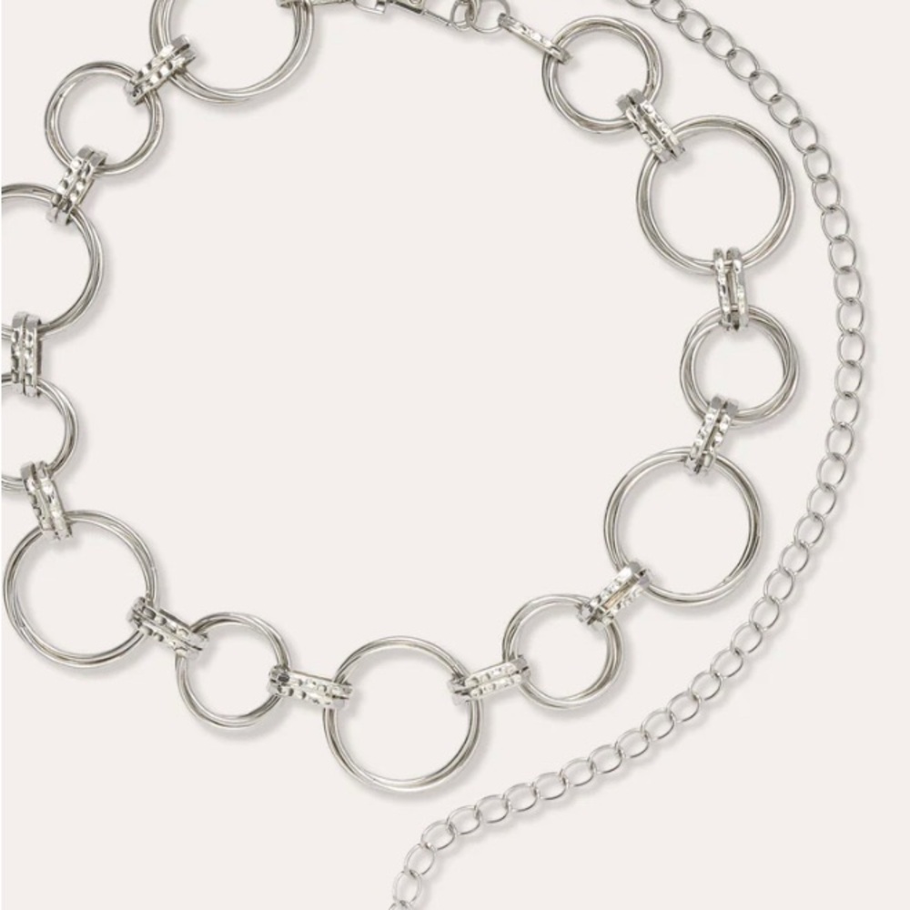 Ramy Brook Silver Chain Link Belt